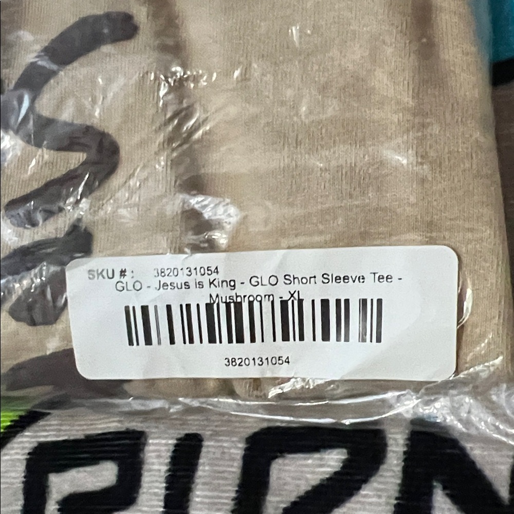 Glo Jesus is King Tee Color: Mushroom - Picture 11 of 11